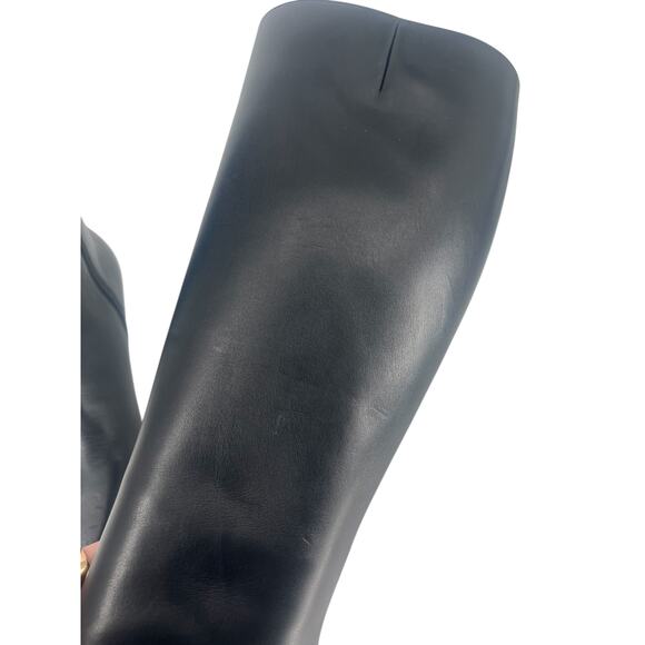 Christian Louboutin Kate Botta 85mm Leather Knee High Boots in Black - Picture 8 of 16